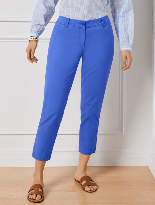 Royal Blue Cropped Pants 16