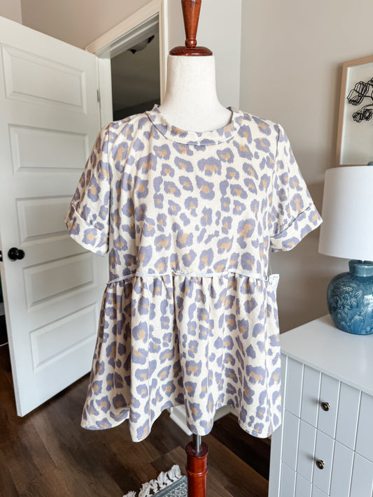 Animal Print Top L
