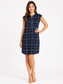 Navy Plaid Dress 6
