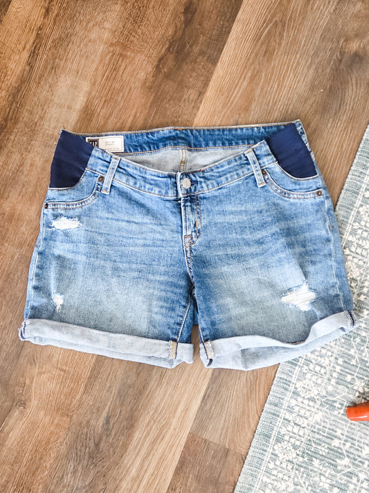 Maternity Jean Shorts 6
