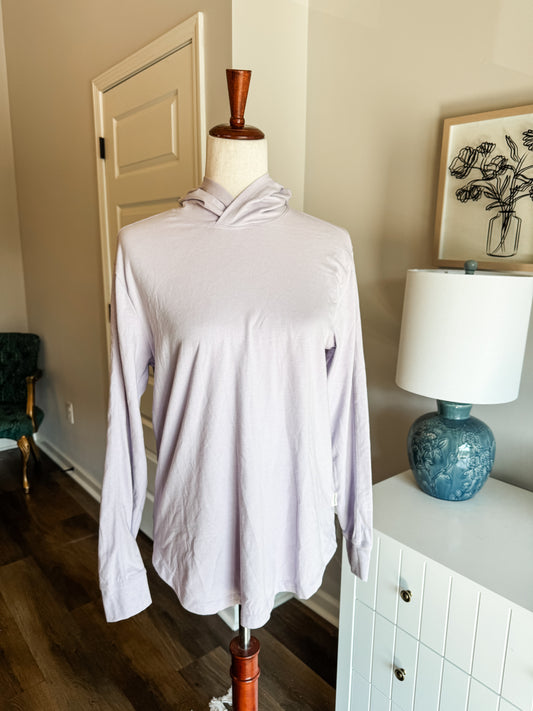 Pale Purple Hooded Top M