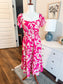NEW Pink Floral Dress