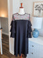 Black Floral Yoke Dress 14