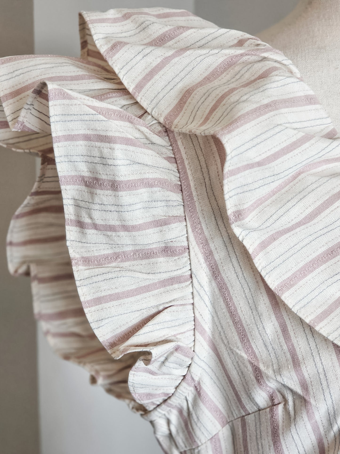 NEW Mauve Striped Dress