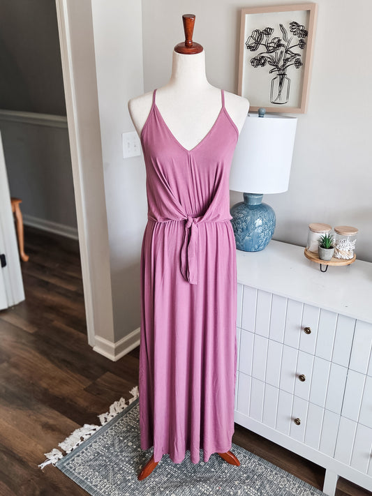 Purple Maxi Dress S