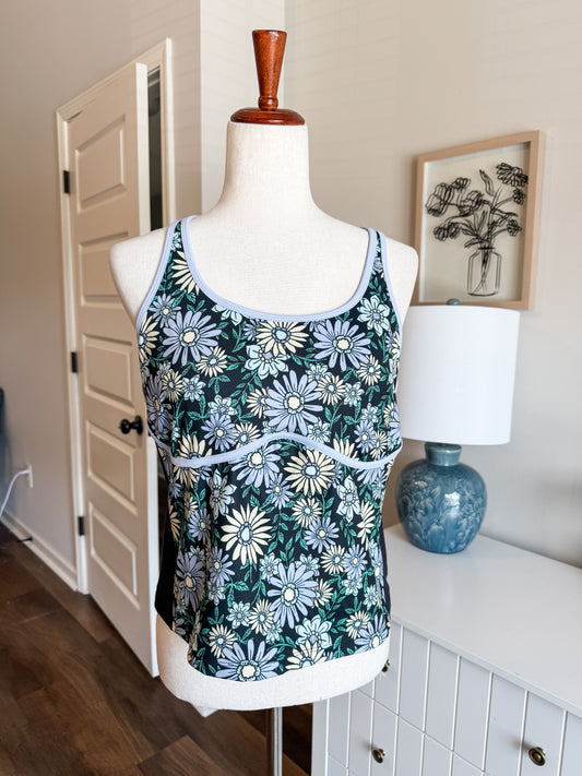 Floral Athletic Tank XL