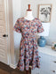 Black Floral Dress XS/S
