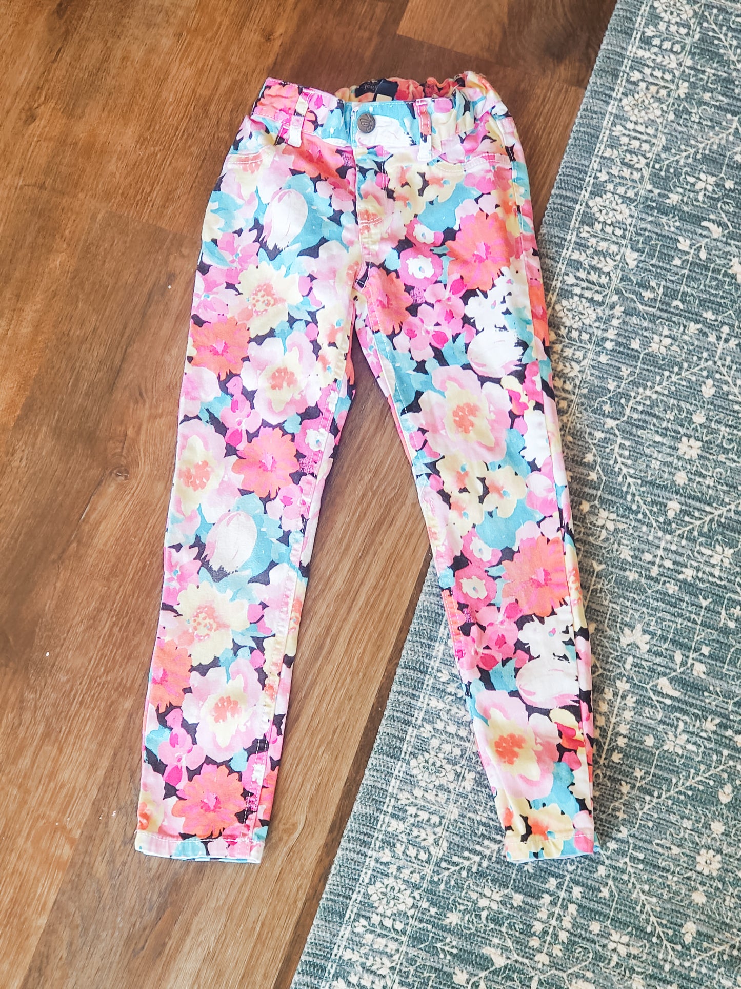 Floral Jeggings Youth 6