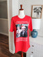 NWT Red Office Christmas Tee L