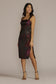 NWT Black Multi Color Embossed Dress 12