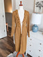 Mustard Black Print Duster M