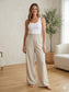 Tan Embroidered Pants M
