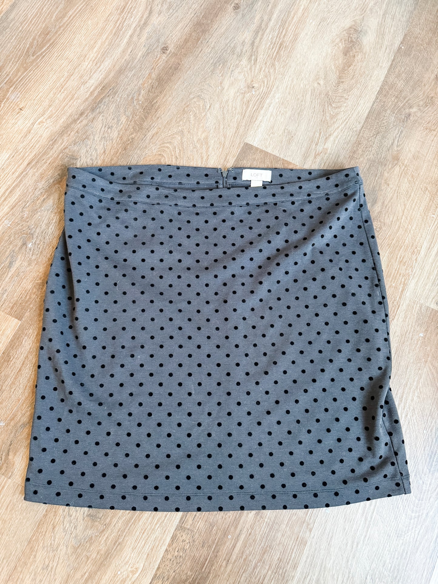 Gray Polka Dot Skirt 16