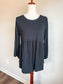 Black Tunic with Pretty Trim M