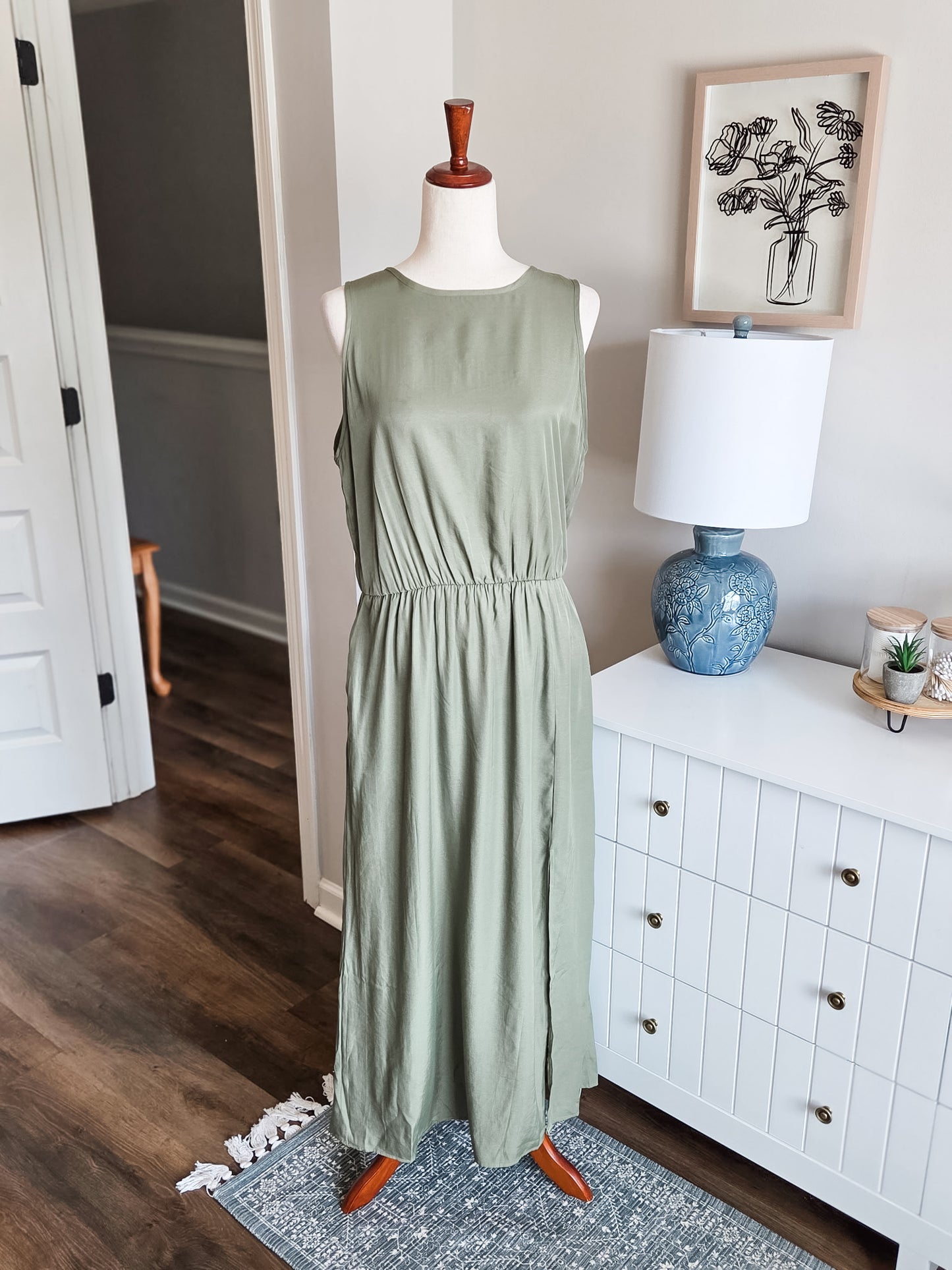Green Tank Dress M