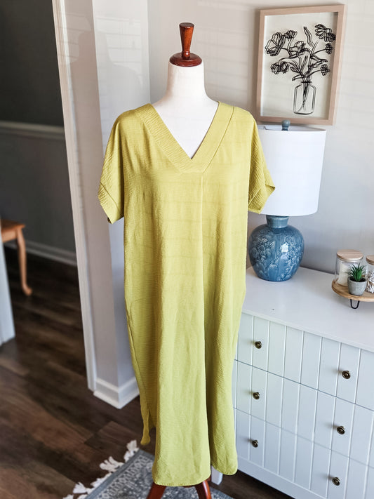 Lime Green Dress L