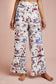 White Forest Animal Pants M