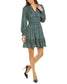 NWT Green Brown Floral Dress XL