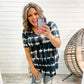 NEW Navy Tie Dye Top