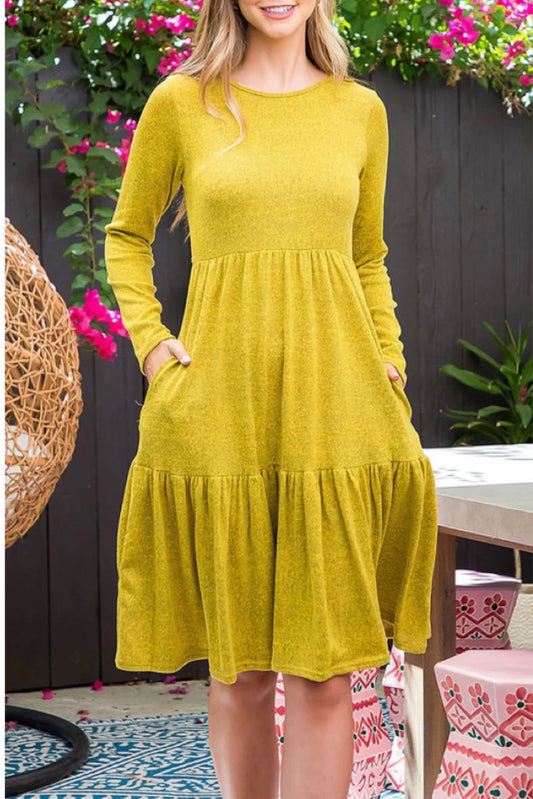 NEW Yellow Dress 3X