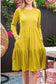 NEW Yellow Dress 3X