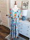 NEW Blue Multi Color Dress