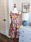 Multi Color Floral Dress S