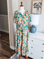 NEW Bright Green Floral Dress