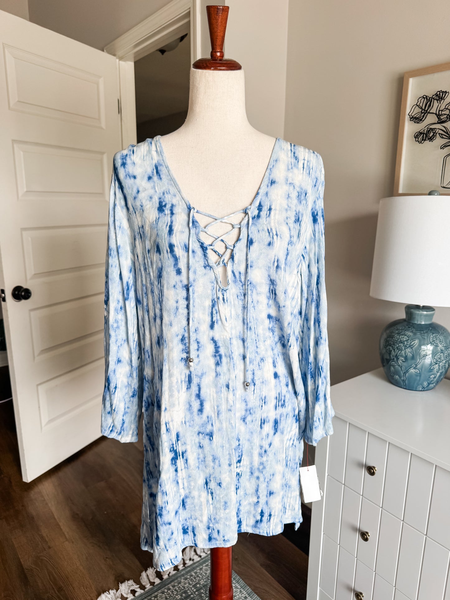 Blue Tie Dye Tunic M/L