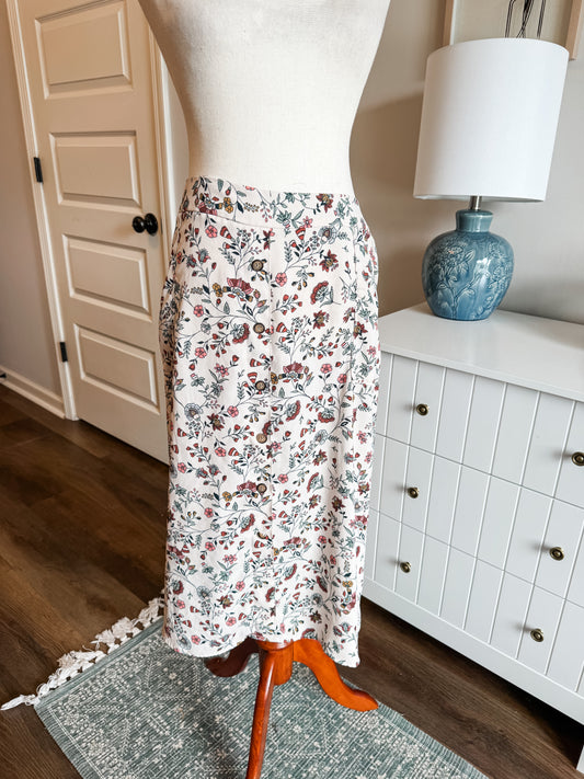 Floral Skirt XXL