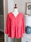 Pink Boho Top XL
