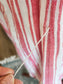 Pink White Striped Dress M