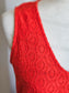 Reddish Orange Lace Dress S