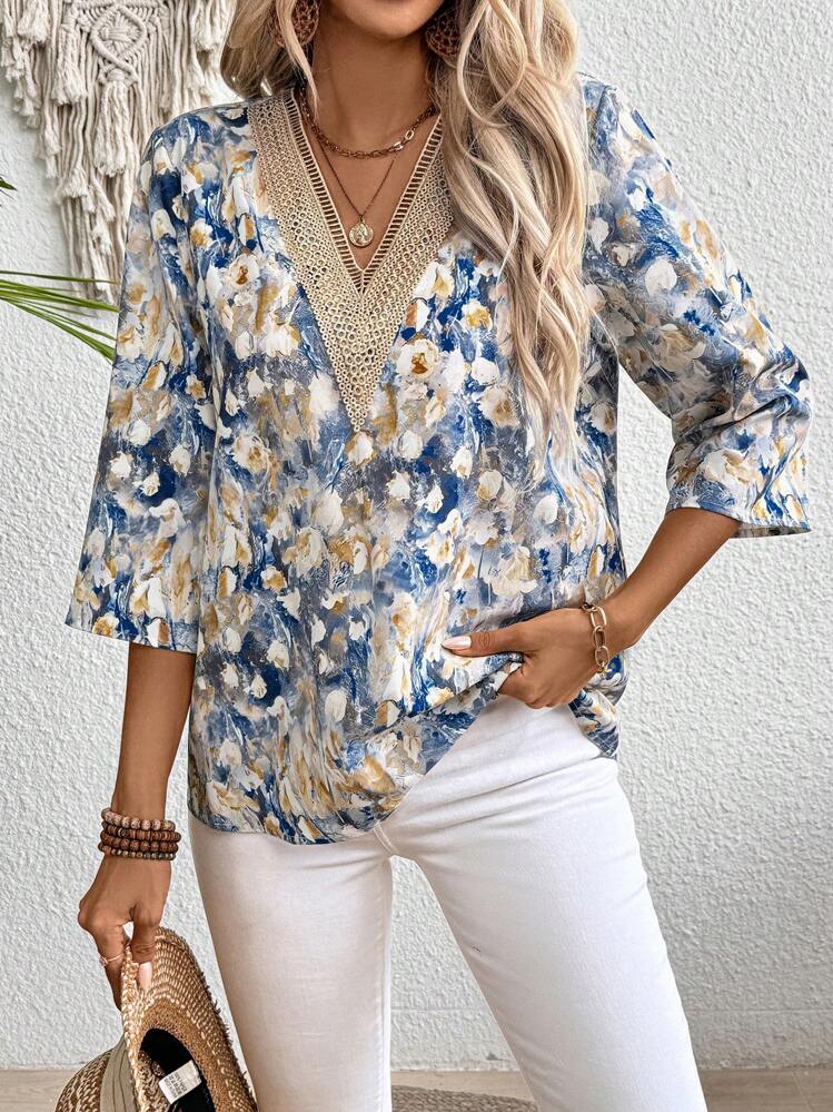 Blue Cream Mustard Top 4