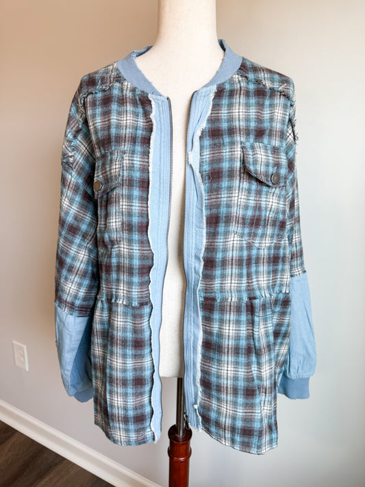 Blue Plaid Jacket