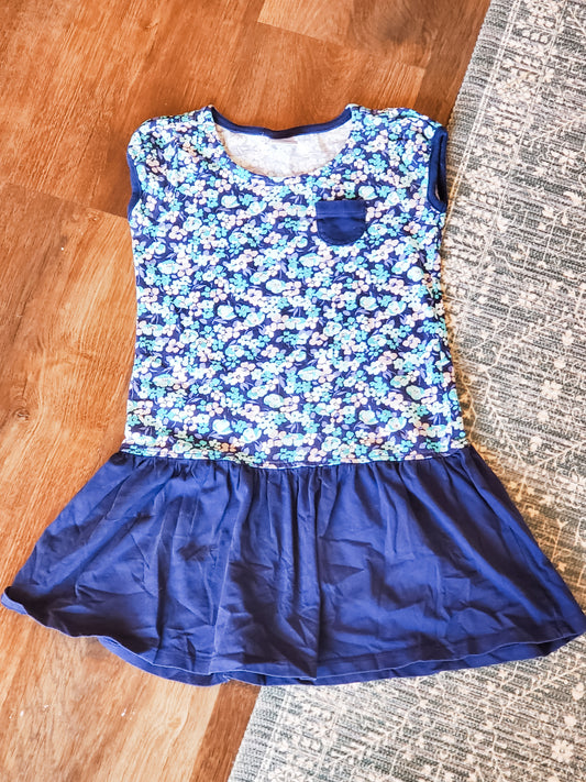 Blue Floral Dress Youth 5