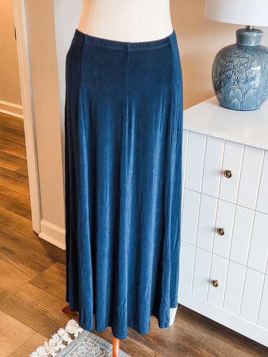 Teal Maxi Skirt L