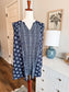 Navy Print Tank XL