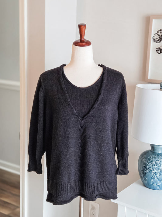 Black Sweater XL