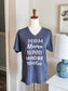 Navy Mom Tee M