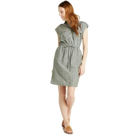 Green Cotton Dress XS