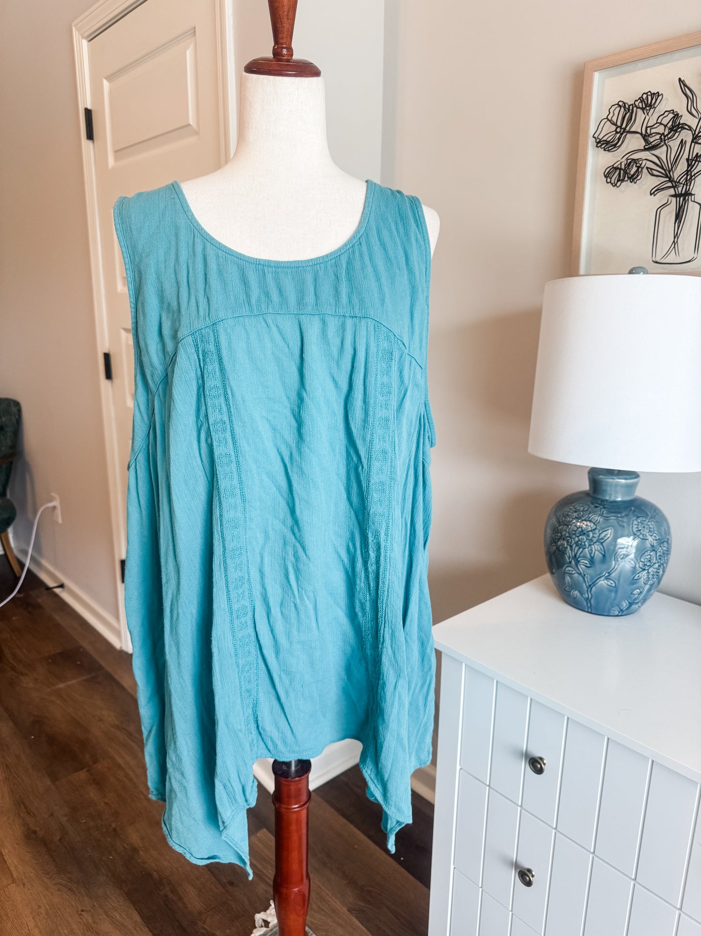 Turquoise Tank 3X