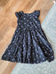 Black Blue Butterfly Dress Youth L