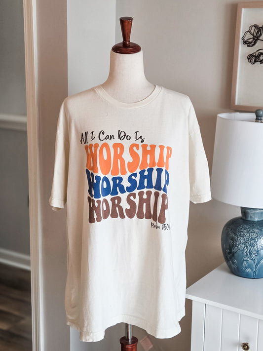Cream Psalm 150 Tee 1-2X