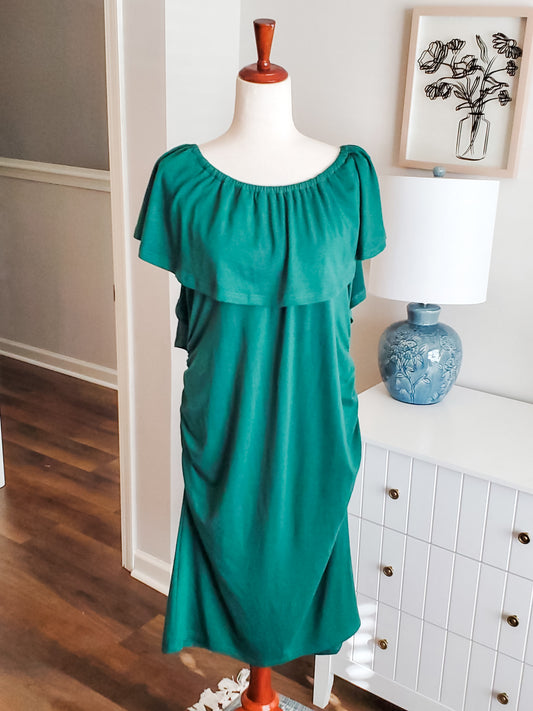 NWT Green Maternity Dress XL