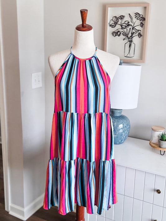 Striped Sundress M