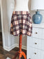 Peach Plaid Skirt XS/S