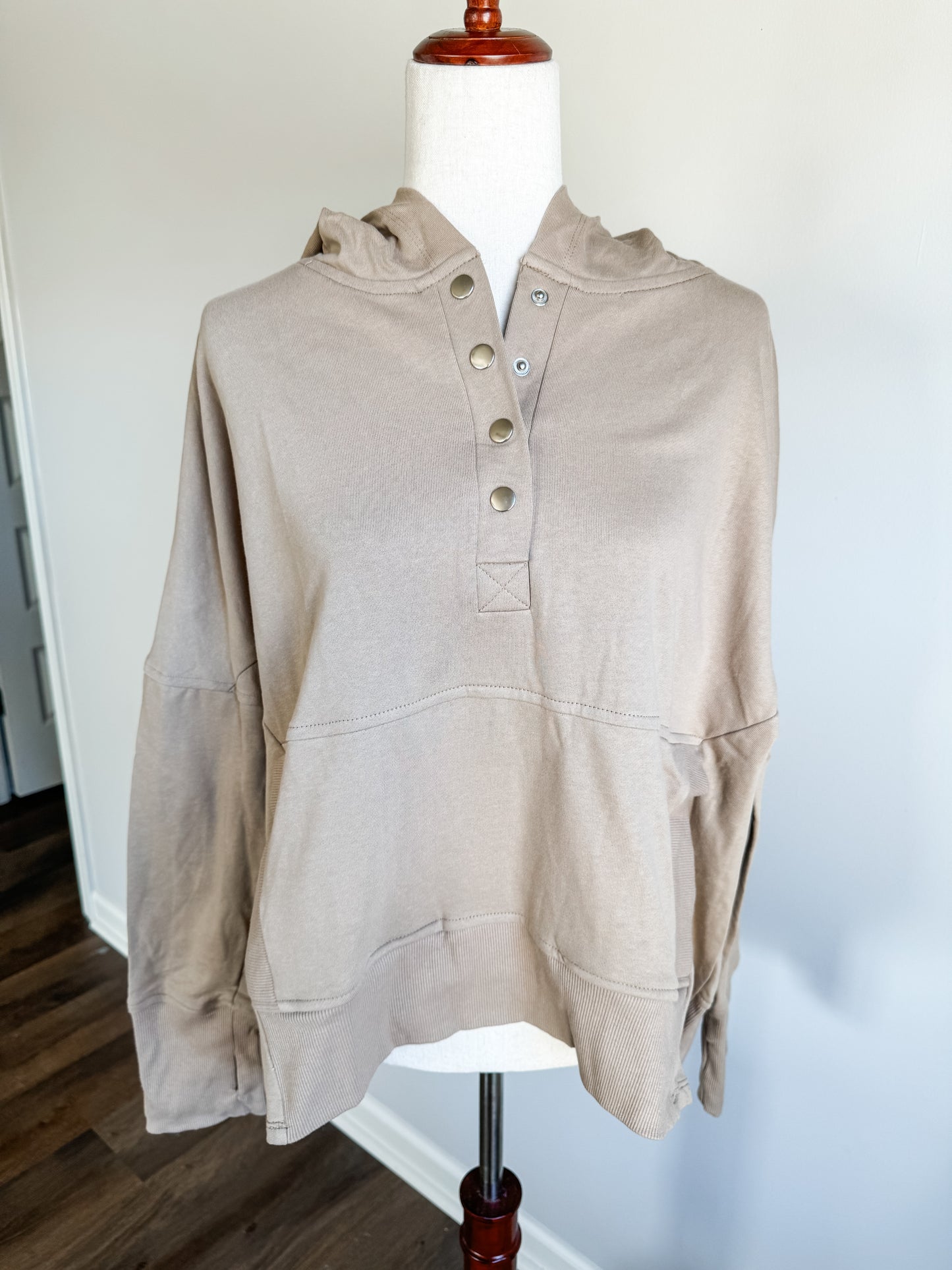 Taupe Hoodie L