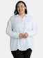 White Cotton Button Up XXL