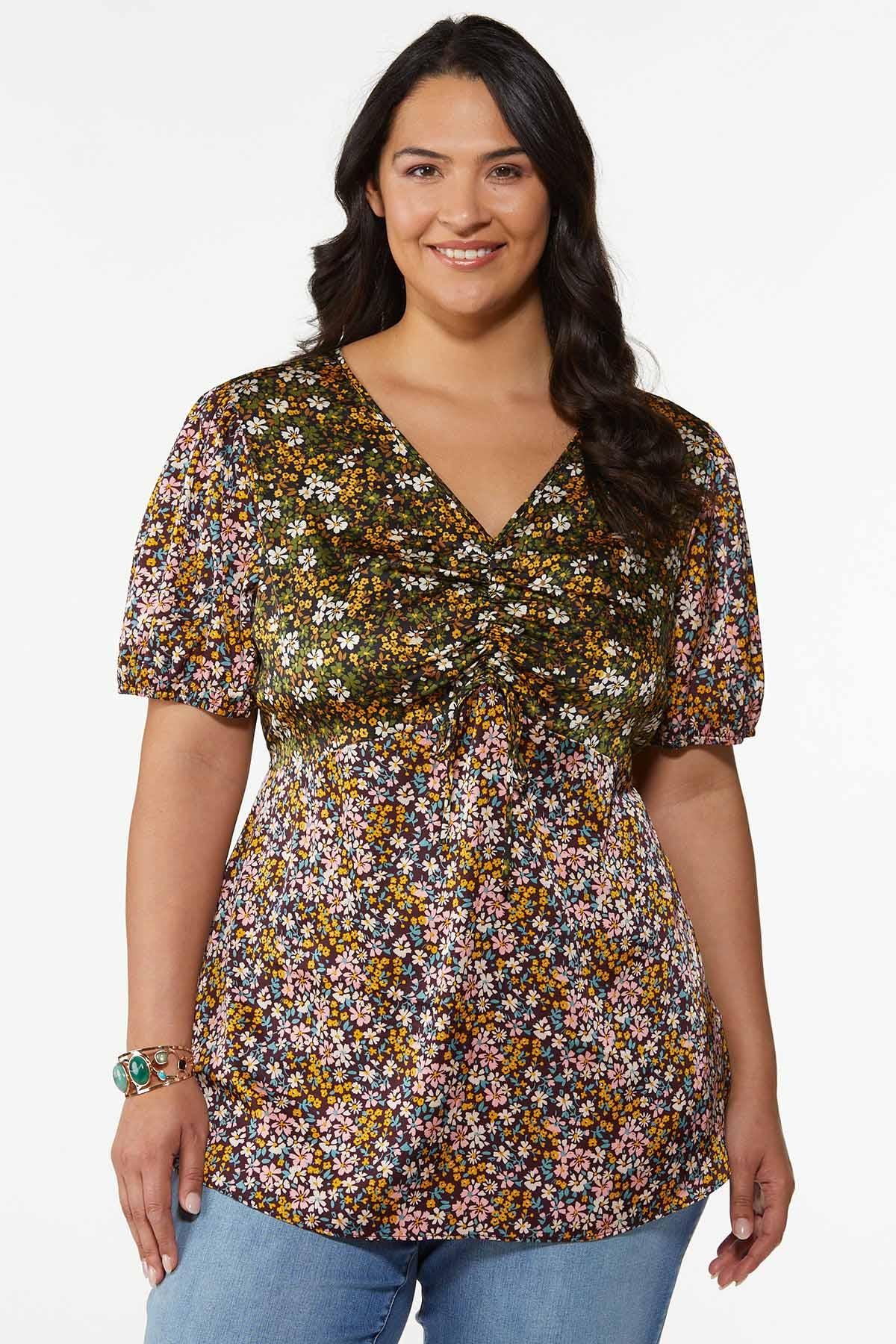 Multi Color Floral Top 22/24W